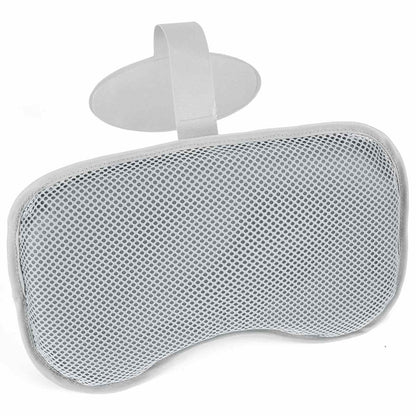 Spa Bath Pillow 2 pcs Steel and PVC Grey