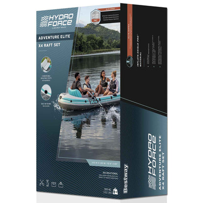 Inflatable Boat Grey and White 3.15 x 1.65 m PVC