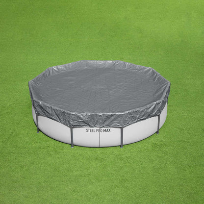 Pool Cover Ø3.05 m Round Polyester Grey