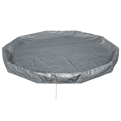 Pool Cover Ø3.05 m Round Polyester Grey