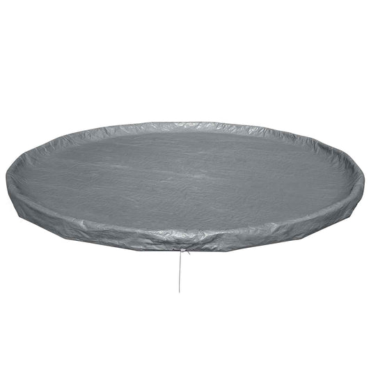 Pool Cover Ø4.88 m Round Polyester Grey