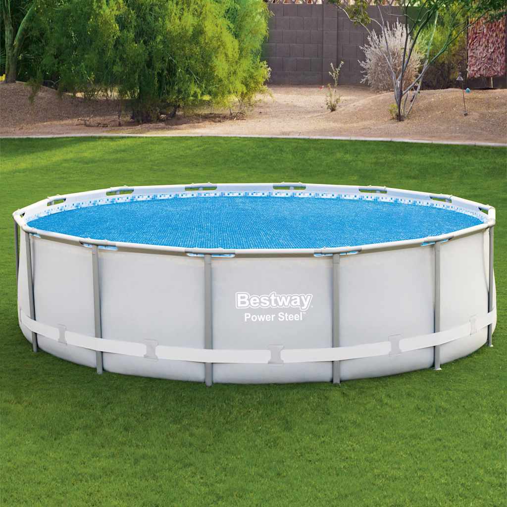 Solar Pool Cover | Blue | Polyethylene | Fits pools up to 457 cm wide