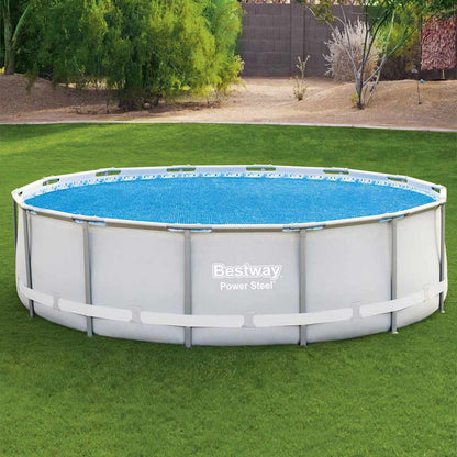 Solar Pool Cover | Blue | Polyethylene | Fits pools up to 457 cm wide