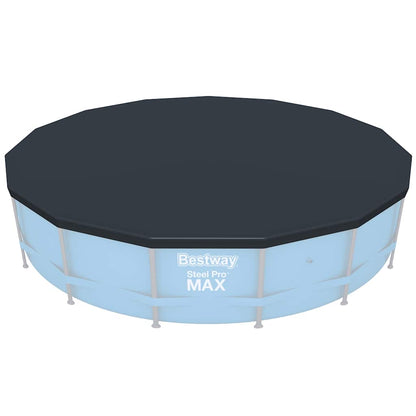 Pool Cover | Anthracite | PVC | 457 cm diameter | Durable | Pool Cover