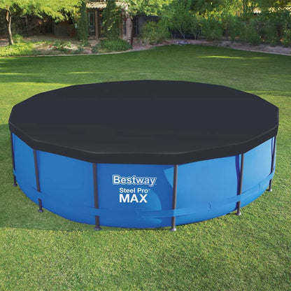 Pool Cover | Anthracite | PVC | 457 cm diameter | Durable | Pool Cover