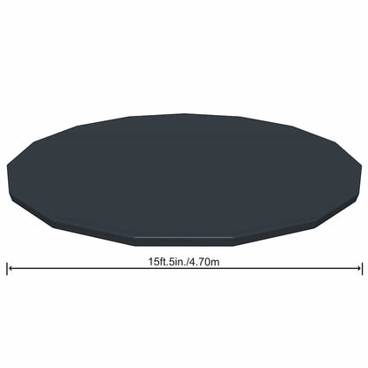 Pool Cover | Anthracite | PVC | 457 cm diameter | Durable | Pool Cover