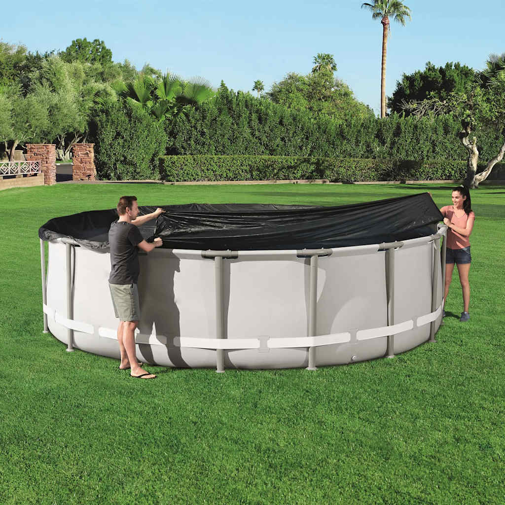 Pool Cover | Anthracite | PVC | 488 cm diameter |  Waterproof materials