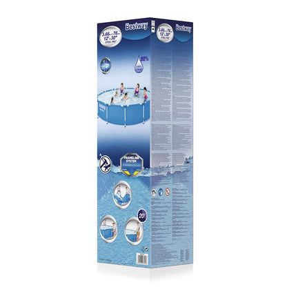 Swimming Pool Steel Pro Frame 366x76 cm
