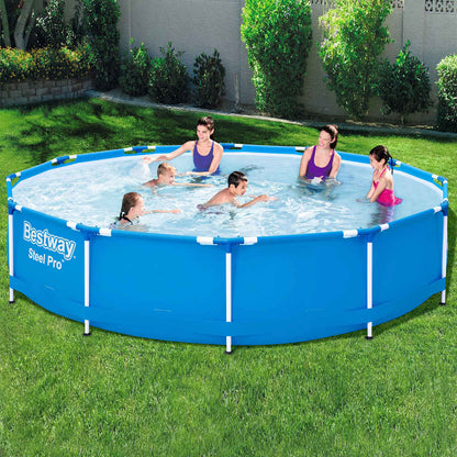 Swimming Pool Steel Pro Frame 366x76 cm