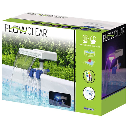 LED Waterfall | White and blue | ABS, PP, PVC, rubber | Medium