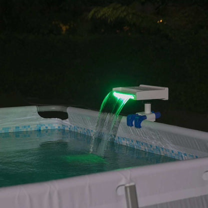 LED Waterfall | White and blue | ABS, PP, PVC, rubber | Medium