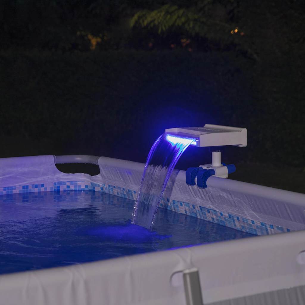 LED Waterfall | White and blue | ABS, PP, PVC, rubber | Medium