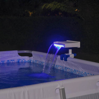 LED Waterfall | White and blue | ABS, PP, PVC, rubber | Medium
