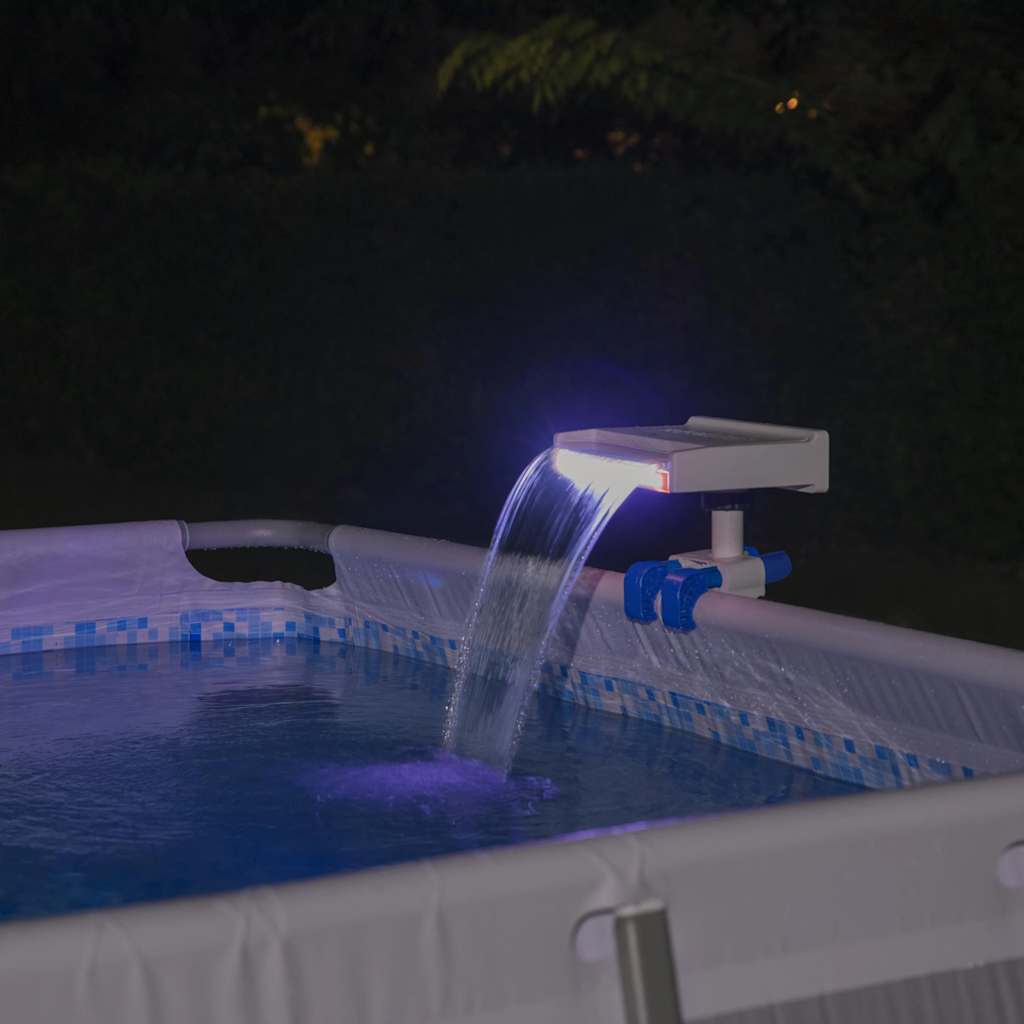 LED Waterfall | White and blue | ABS, PP, PVC, rubber | Medium