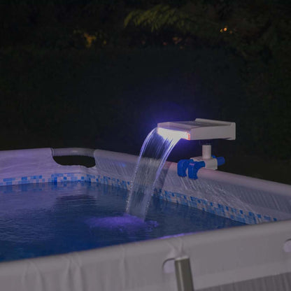 LED Waterfall | White and blue | ABS, PP, PVC, rubber | Medium