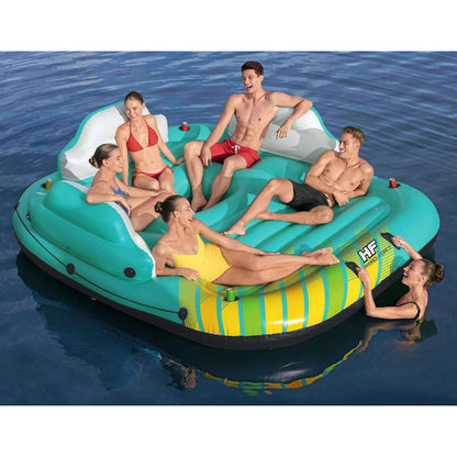 Inflatable Island | Blue | Vinyl | Large | Collapsible