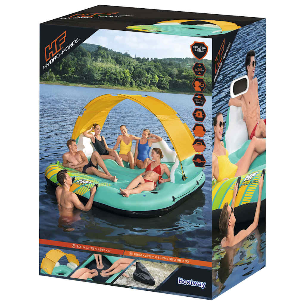 Inflatable Island | Blue | Vinyl | Large | Collapsible