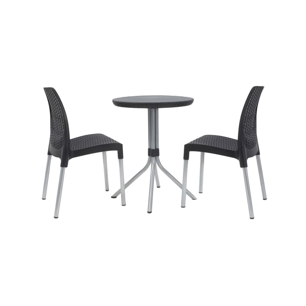 Keter Bistro Set Chelsea Graphite 223562