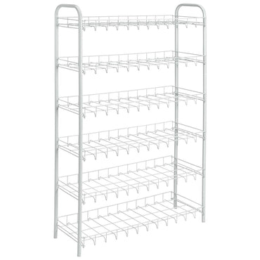 Metaltex 6-Tier Shoe Rack Shoe 6 White