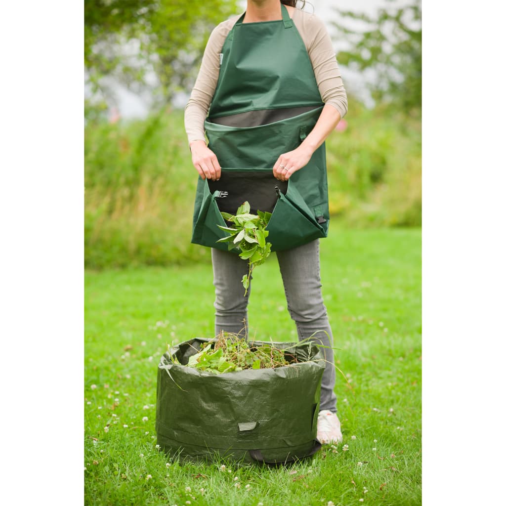 Nature Garden Apron with Foldable Pocket 130x55cm Green