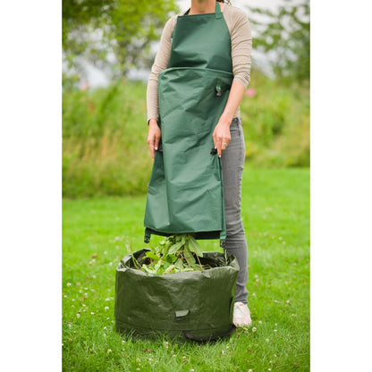 Nature Garden Apron with Foldable Pocket 130x55cm Green