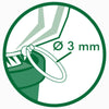 Winter Fleece Covers 3 pcs 50 g/m² 100x50 cm Green