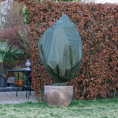 Winter Fleece Covers 2 pcs 50 g/m² 150x75 cm Green
