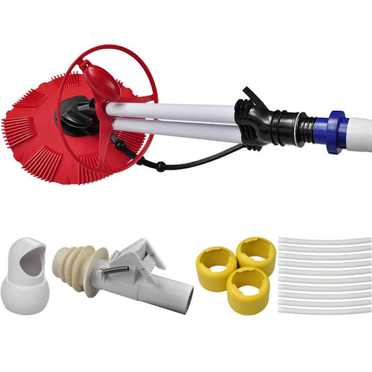 Swimming Pool Accessories | Red, Black, White | Plastic, Rubber
