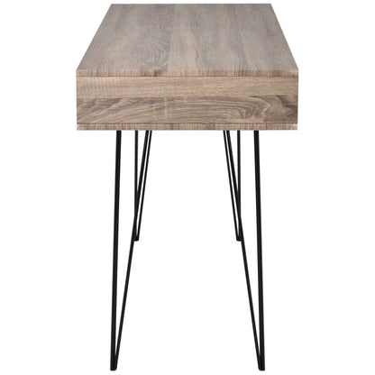 Desk with 2 Compartments Grey