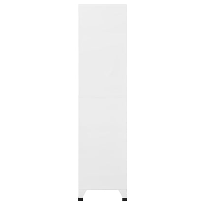 Locker Cabinet with 9 Compartments Steel 90x45x180 cm Grey