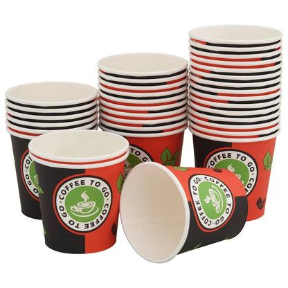 1000 pcs Disposable Coffee Cups Paper 120 ml (4 oz)