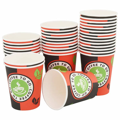 1000 pcs Disposable Coffee Cups Paper 240 ml (8 oz)