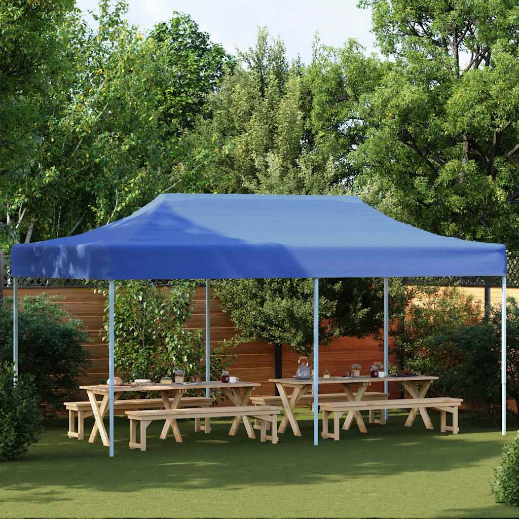 Foldable Tent Pop-Up 3x6 m Blue