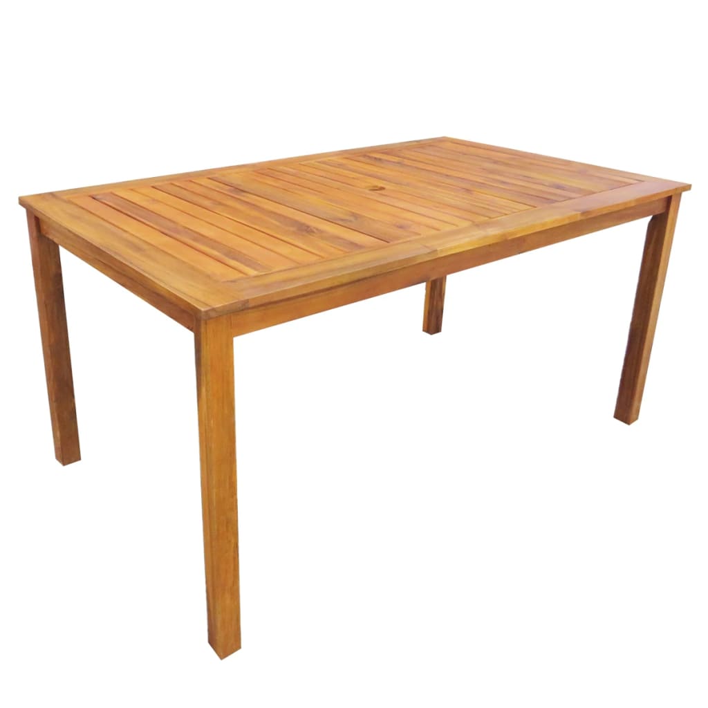 42622 vidaXL 5 Piece Outdoor Dining Set Solid Acacia Wood