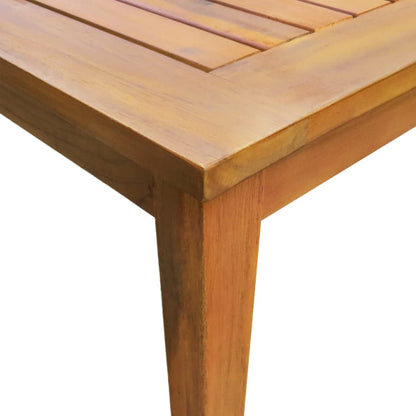 42622 vidaXL 5 Piece Outdoor Dining Set Solid Acacia Wood