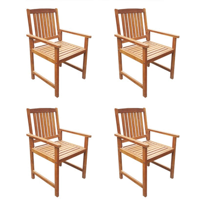 42622 vidaXL 5 Piece Outdoor Dining Set Solid Acacia Wood