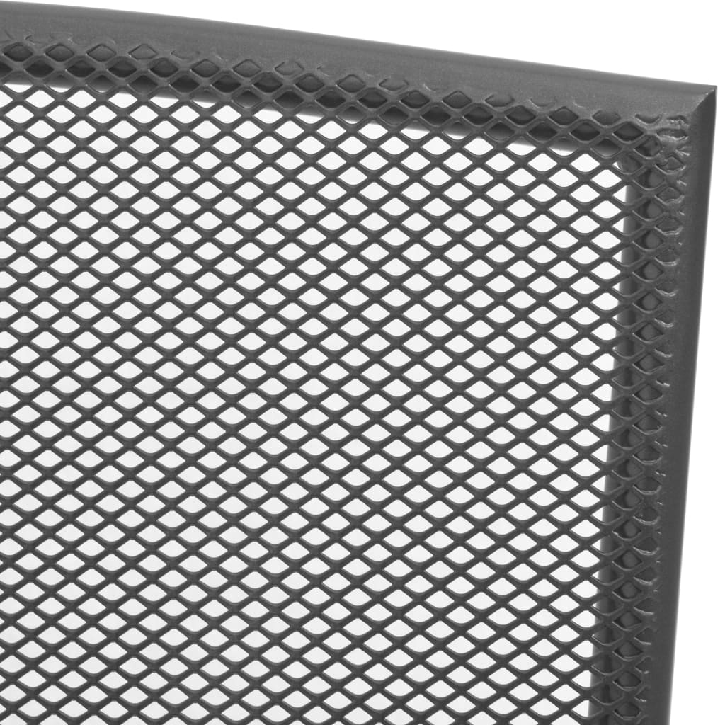 Outdoor Chair | Set of 2 | Anthracite | E-coated, powder-coated steel