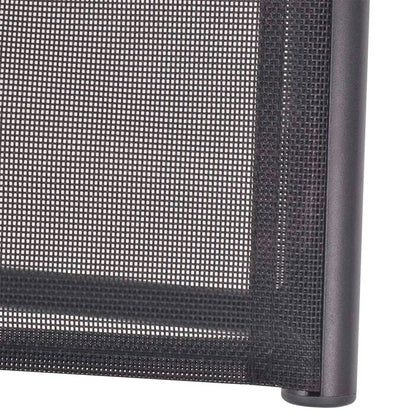 Sunlounger | Black | Aluminium | Medium | Adjustable Armrests