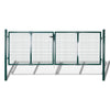 Fence Gate Steel 120.5"x59.1" Green