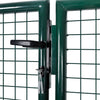 Fence Gate Steel 120.5"x59.1" Green