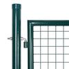 Fence Gate Steel 120.5"x59.1" Green