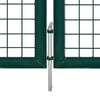 Fence Gate Steel 120.5"x59.1" Green