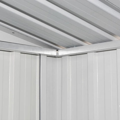 Garden Shed Grey Metal