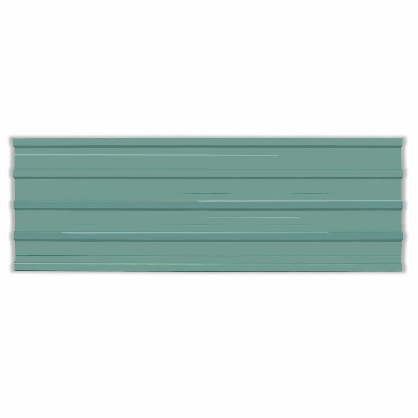 Roof Panel 12 pcs Green 129 x 45 cm Galvanised steel