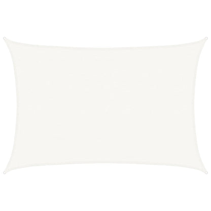 Sunshade Sail HDPE Rectangular 4x6 m White