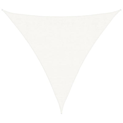Sunshade Sail HDPE Triangular 3.6x3.6x3.6 m White