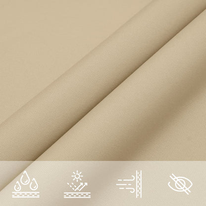 Sunshade Sail Oxford Fabric Square 2x2 m Beige