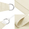 Sunshade Sail Oxford Fabric Square 2x2 m Cream