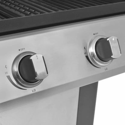Gas Barbecue Grill Silver Stainless steel