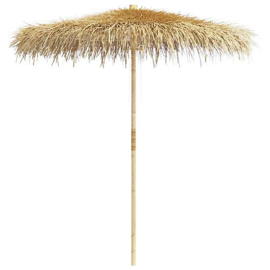 Bamboo Garden Parasol with Banana Leaf Roof 210 cm